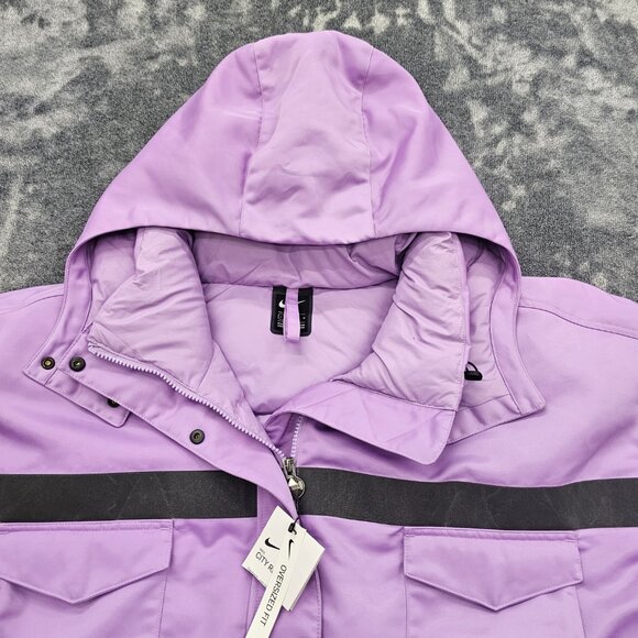 Nike City Ready Down Parka Jacket Womens Large Oversized Fit CZ1141-589 Coat NEW - Picture 7 of 14